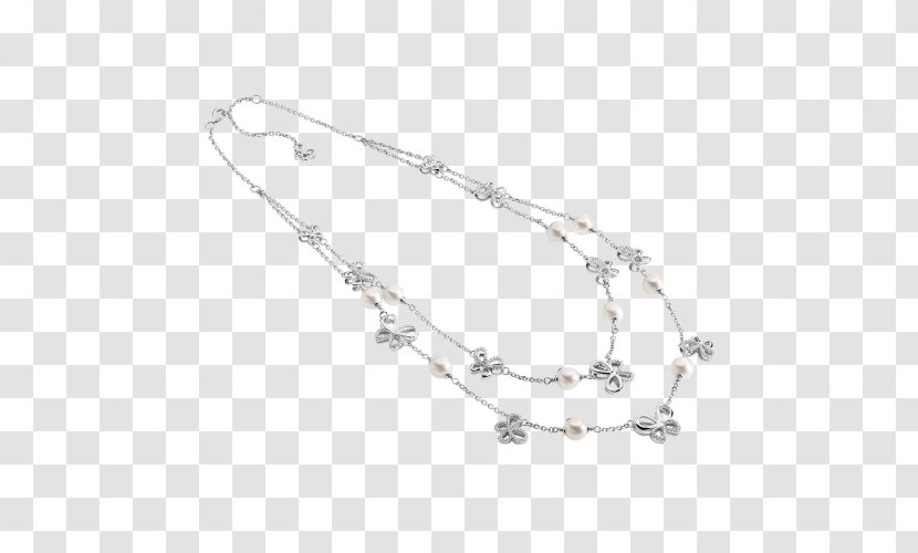 Necklace Body Jewellery Silver Chain - Metal Transparent PNG