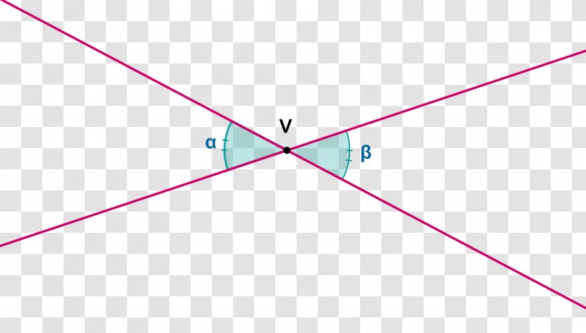 Vertical Angles Line Vertex Geometry - Angle Transparent PNG