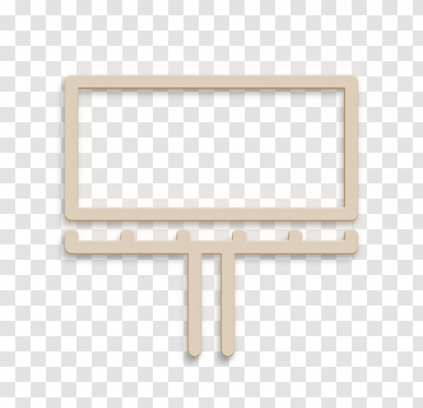 Advertising Icon Print Icon Road Billboard Icon Transparent PNG
