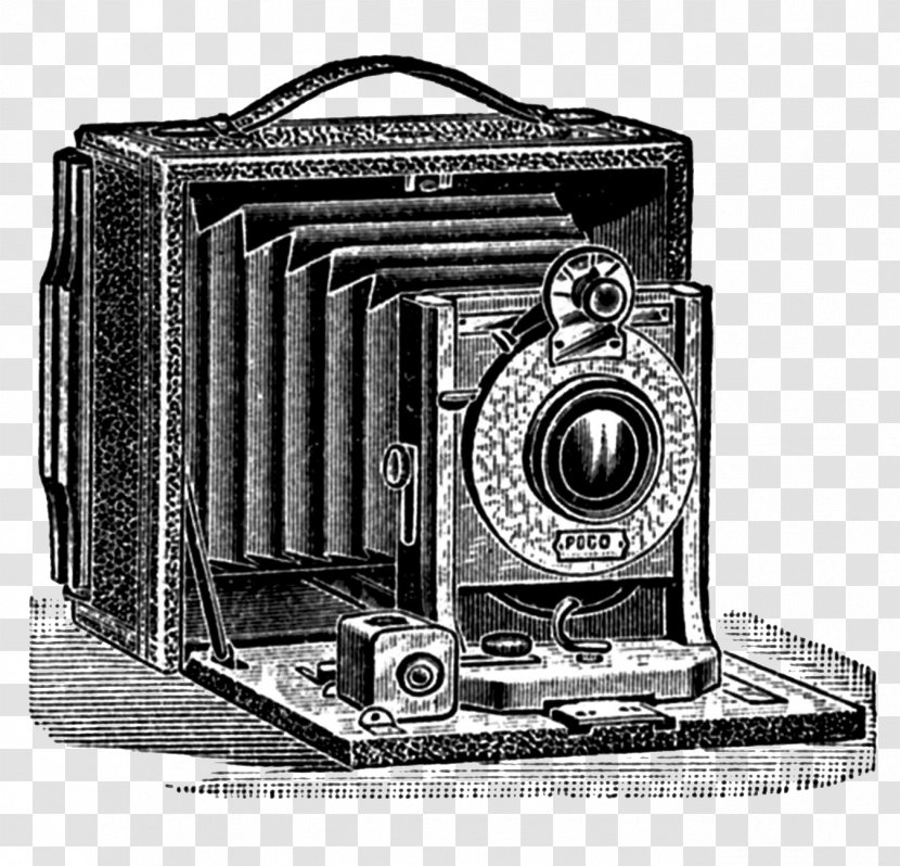 Photography Camera Black And White Drawing Clip Art Transparent PNG