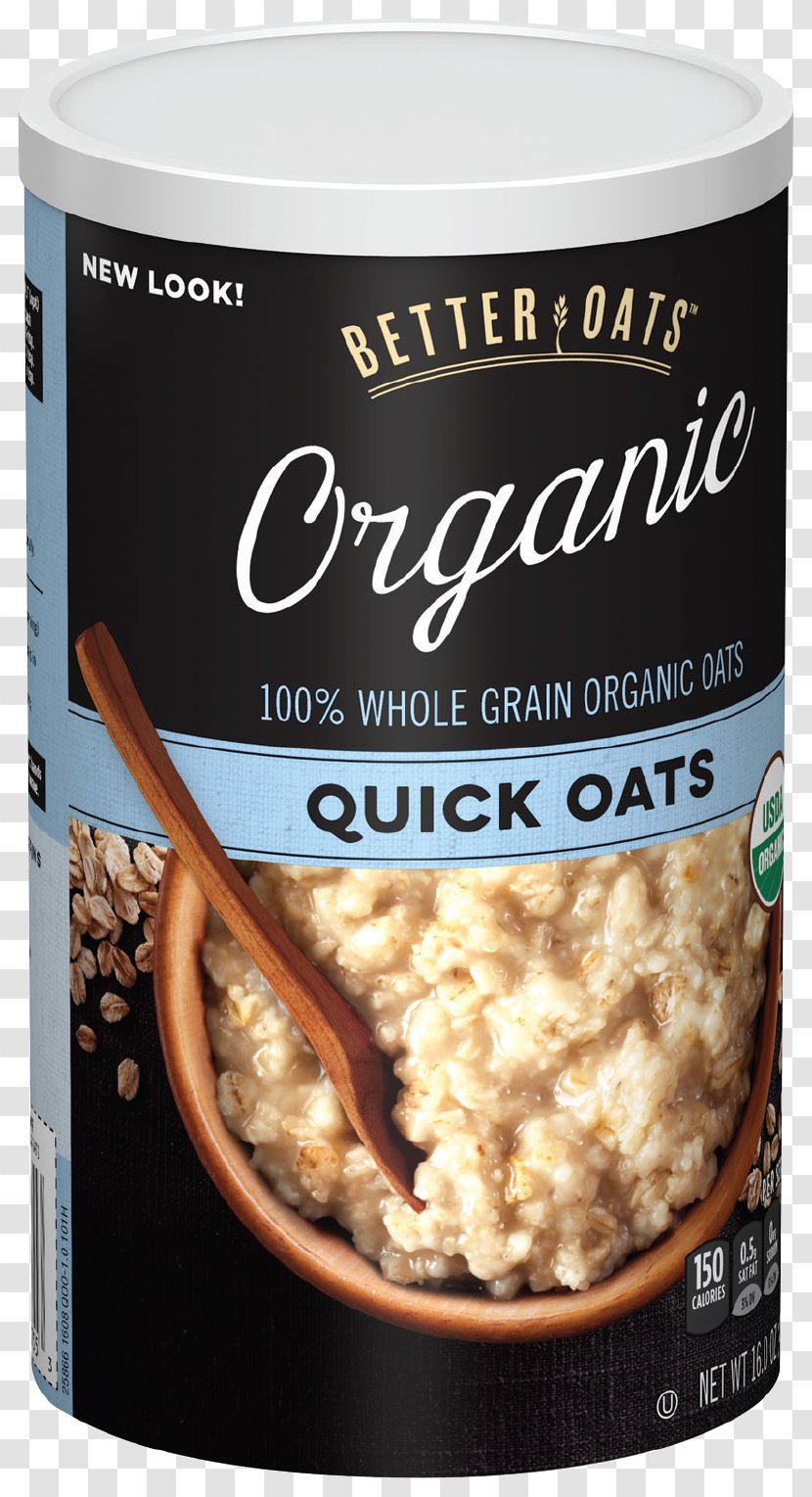 Breakfast Cereal Organic Food Rolled Oats - Ingredient Transparent PNG