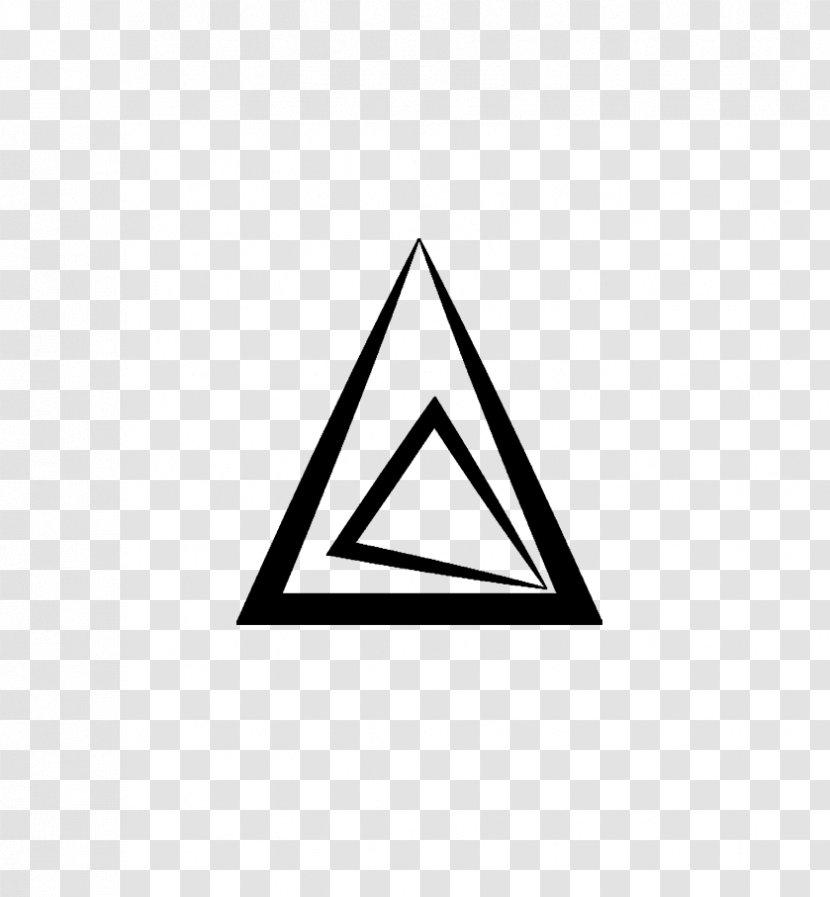 Triangle Logo Brand - Black M Transparent PNG