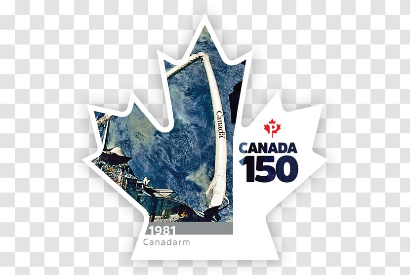 150th Anniversary Of Canada Postage Stamps Canadarm Post - Space Exploration Transparent PNG