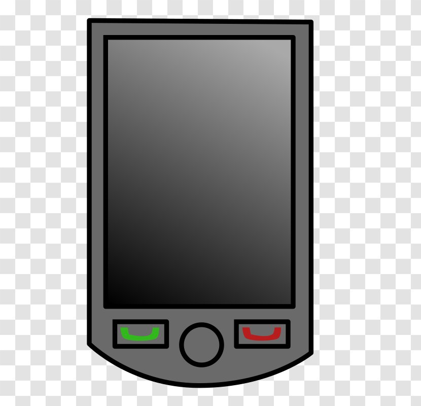 PDA Smartphone Mobile Phones Clip Art - Electronic Device Transparent PNG