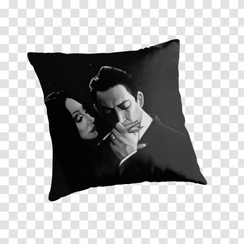 Morticia Addams Gomez Film Family - Throw Pillow Transparent PNG