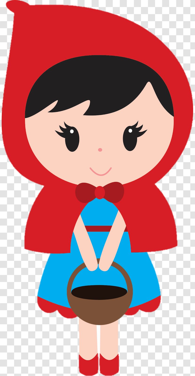 Little Red Riding Hood Big Bad Wolf Drawing Clip Art Illustration - Watercolor Transparent PNG