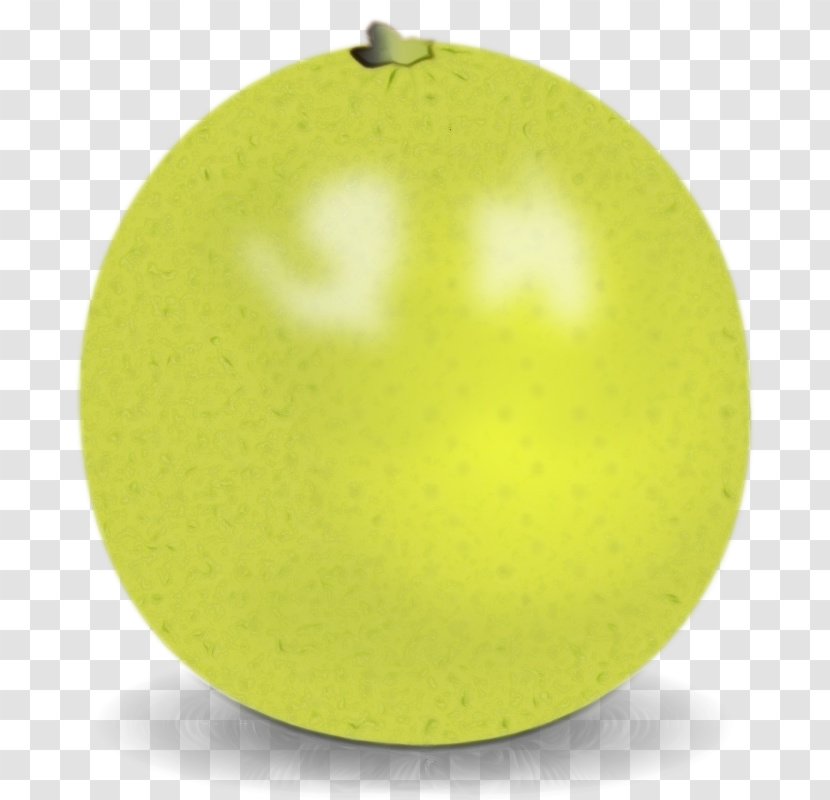 Green Yellow Ball Sphere - Fruit - Oval Plant Transparent PNG