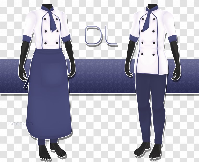 Clothing Chef's Uniform MikuMikuDance Hatsune Miku And Future Stars: Project Mirai - Costume - Male Chef Transparent PNG