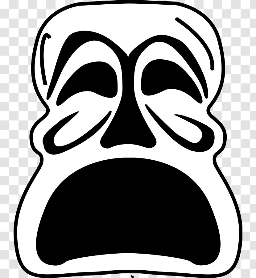 Mask Theatre Clip Art - Drama - Afraid Cliparts Transparent PNG