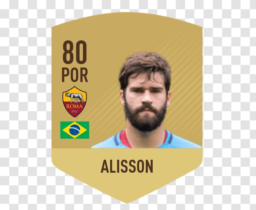 Alisson Becker FIFA 18 Serie A A.S. Roma EA Sports Transparent PNG
