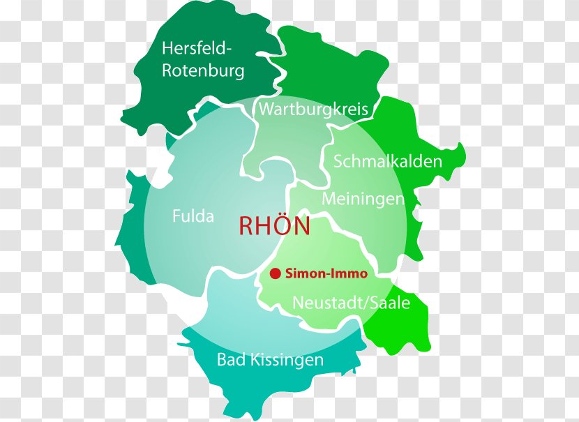 Rhön Mountains City Map Fulda Real Estate - Text Transparent PNG