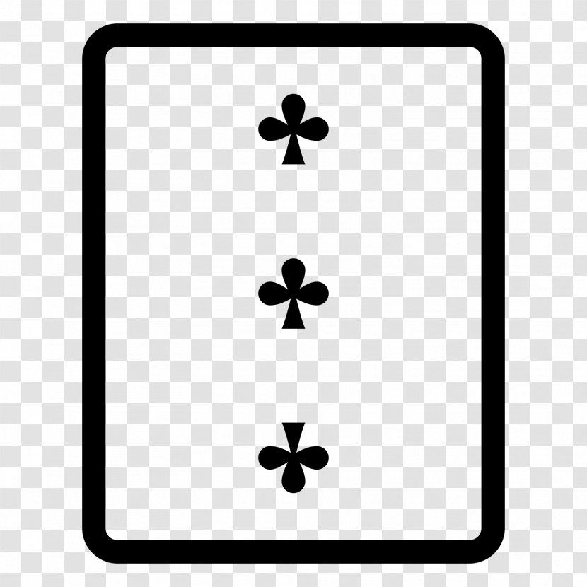 Download - Black And White - Ace Of Spades Symbol Transparent PNG