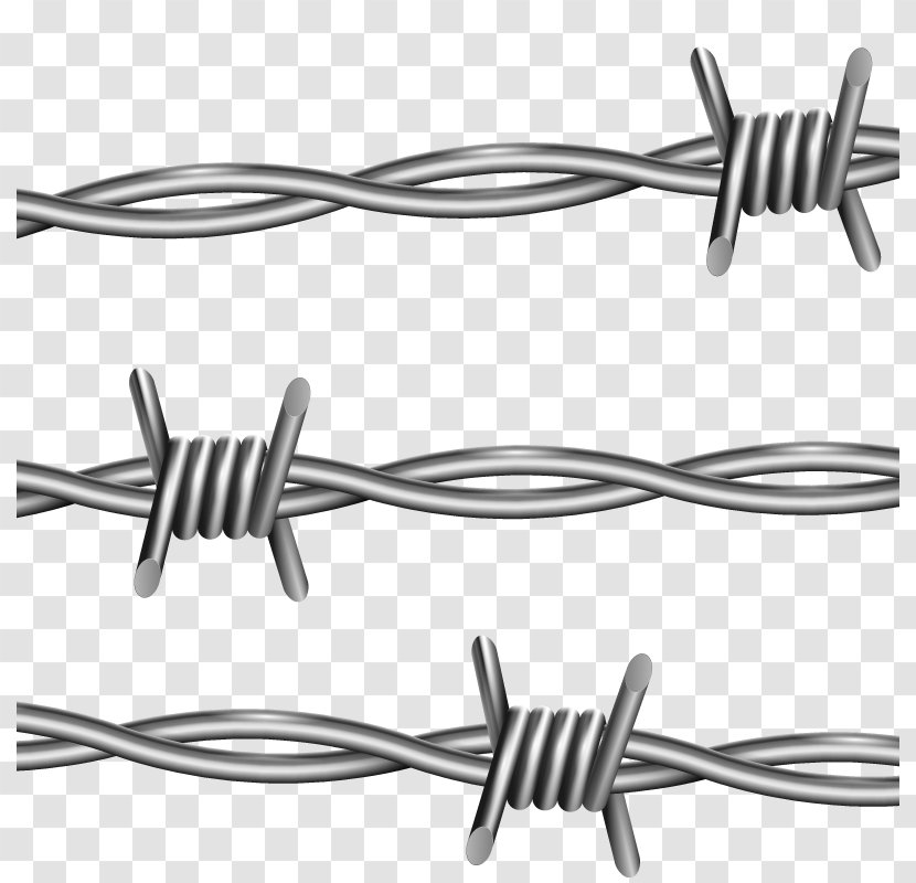 Barbed Wire Clip Art Fence Image Transparent PNG