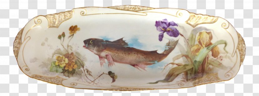 Tableware Platter Body Jewellery Oval - Dishware - Hand-painted Fish Transparent PNG