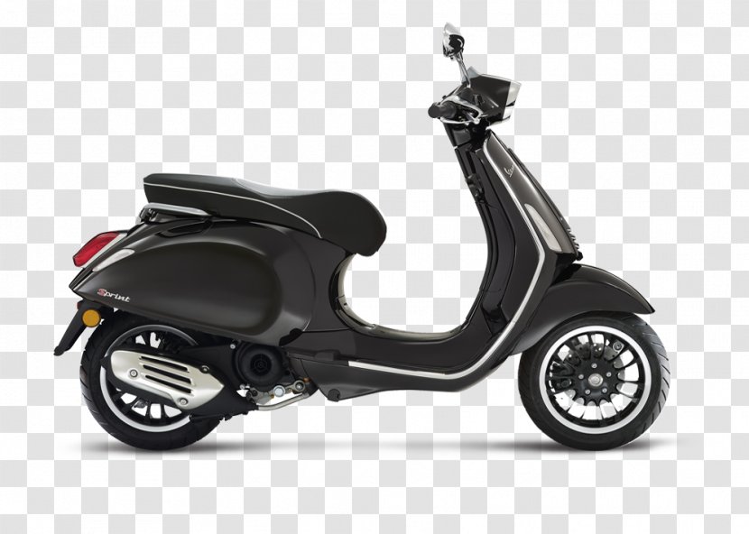 Vespa Sprint Scooter Motorcycle Piaggio - Downers Grove - Trike Transparent PNG