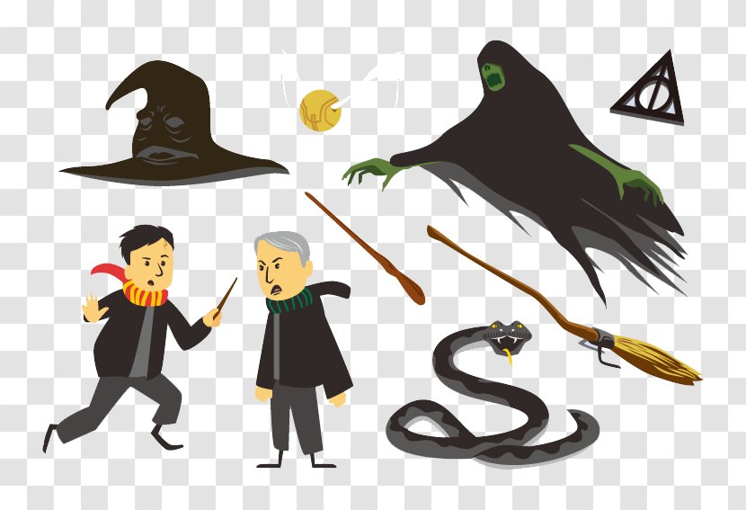 Euclidean Vector Illustration - Hogwarts - Horror Witch Transparent PNG