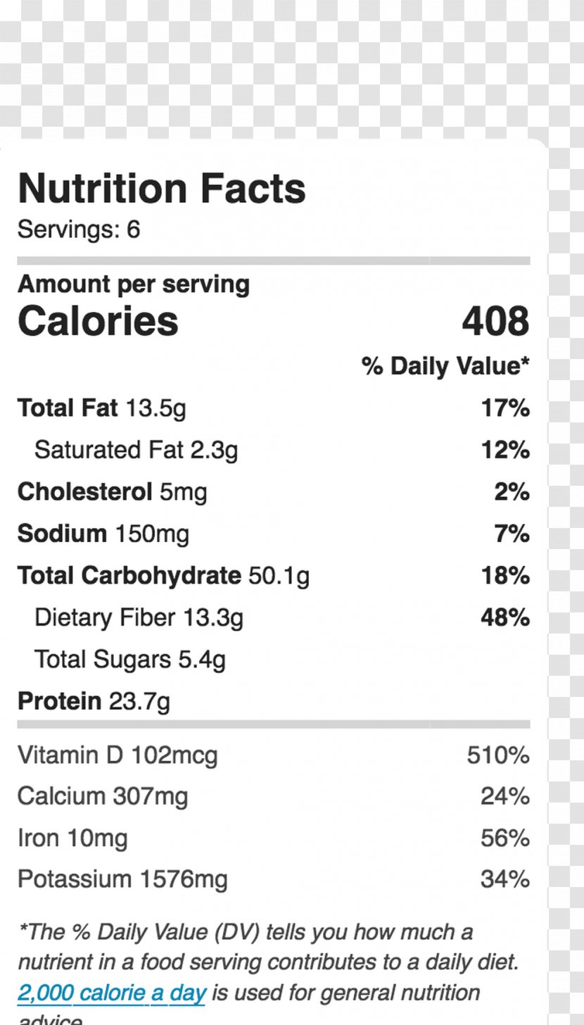 Chili Con Carne Nutrition Facts Label Recipe Ptitim - Baking - Vegetable Transparent PNG
