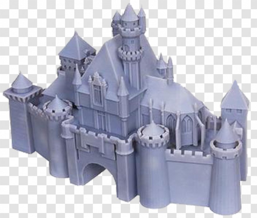 3D Printing Three-dimensional Space Plastic Printer - Stereo Model Disney Castle Transparent PNG