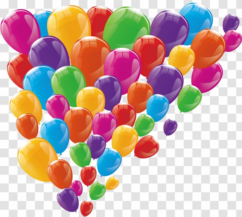 Balloon Birthday Greeting Card Illustration - Black Friday - Vector Colorful Balloons Transparent PNG