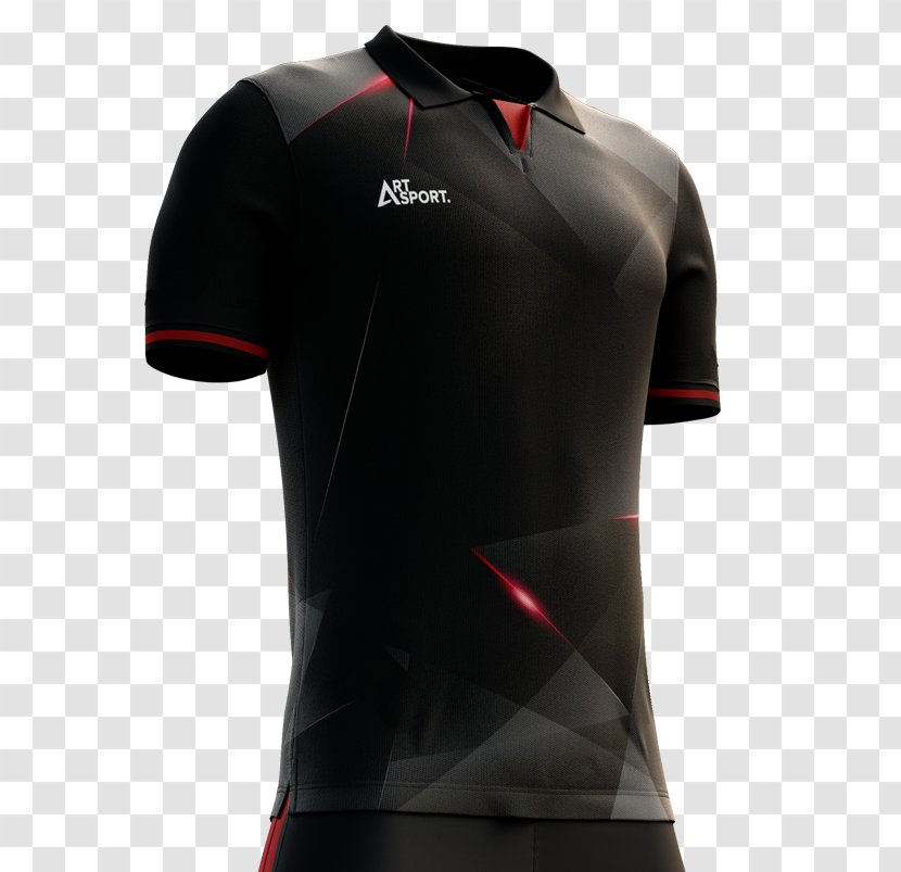 Neck Shirt - Sportswear - Design Transparent PNG