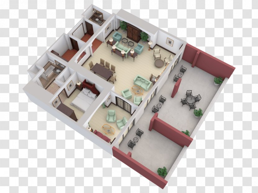 Apartment Room Housing House Flower Mound Transparent PNG
