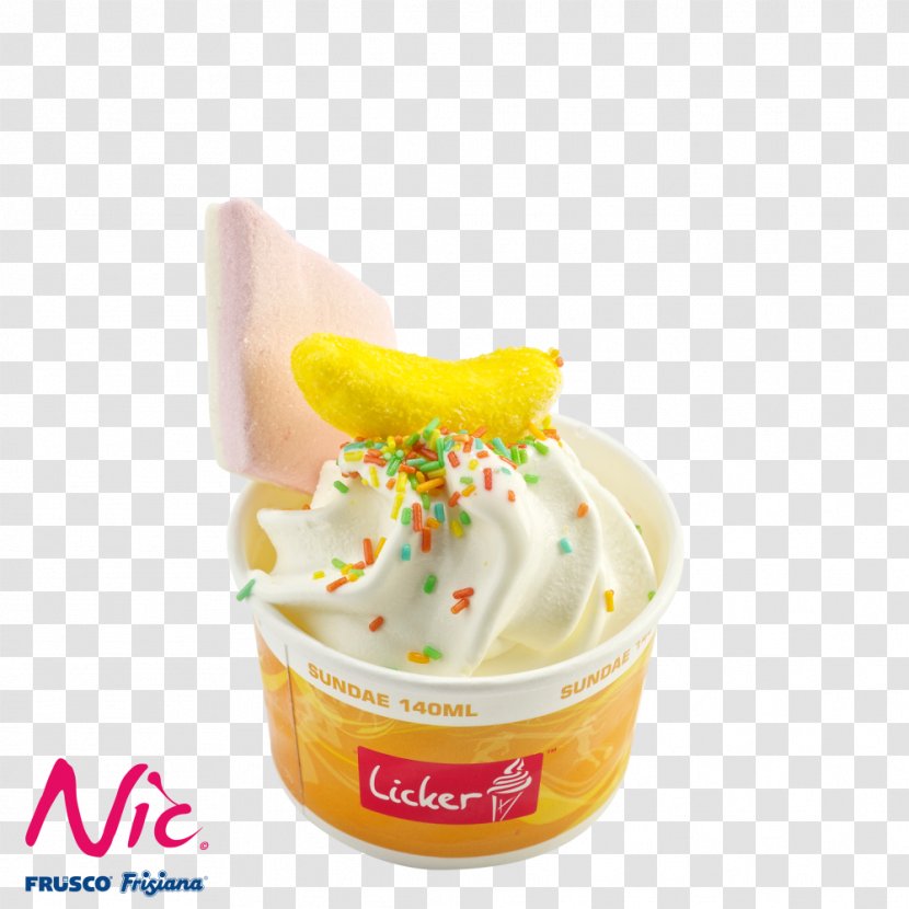 Gelato Sundae Ice Cream Frozen Yogurt Milkshake - Novelties Transparent PNG
