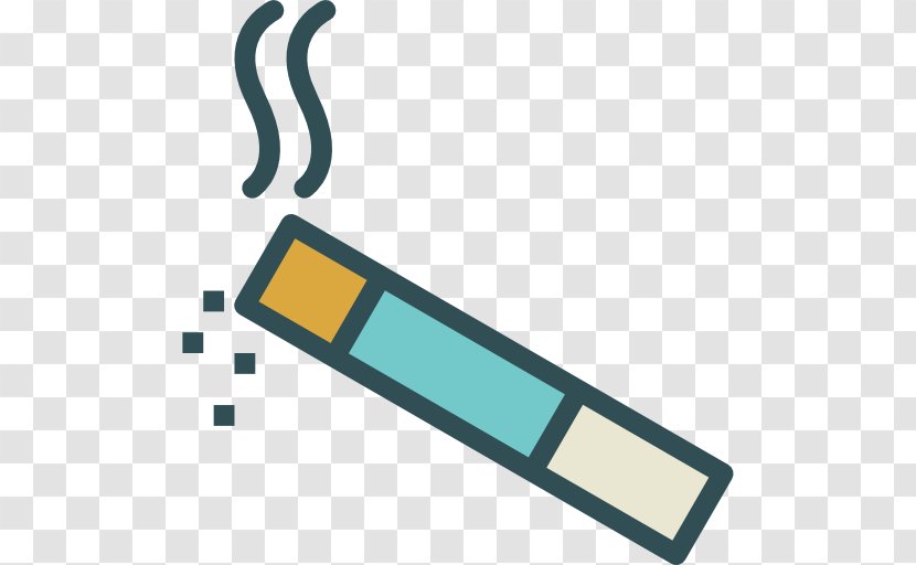 Cigarette Smoking Icon - Watercolor - Smokes Transparent PNG