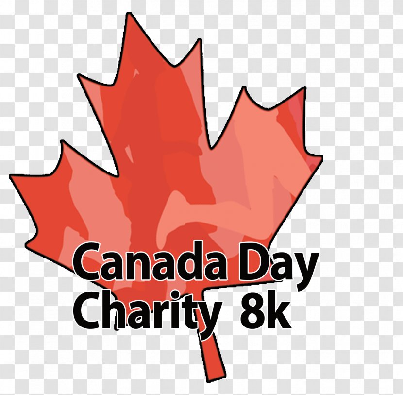 Maple Leaf Canada Day Running 10K Run Transparent PNG