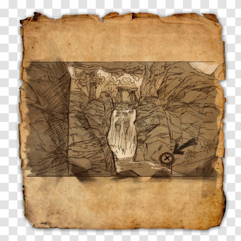 The Elder Scrolls Online Treasure Map Location - Compass Rose Transparent PNG