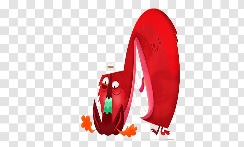 Red Graphic Design Illustration - Heart - Simple Monster Illustrator Transparent PNG