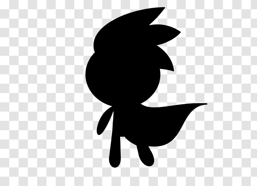 Silhouette Crow & Dunnage Squirrel Photograph Black And White Transparent PNG