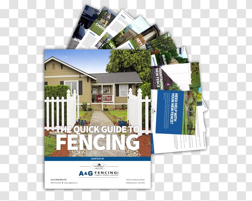 Fence Swimming Pool Yard Advertising Holiday Home - Brochure - Old Transparent PNG