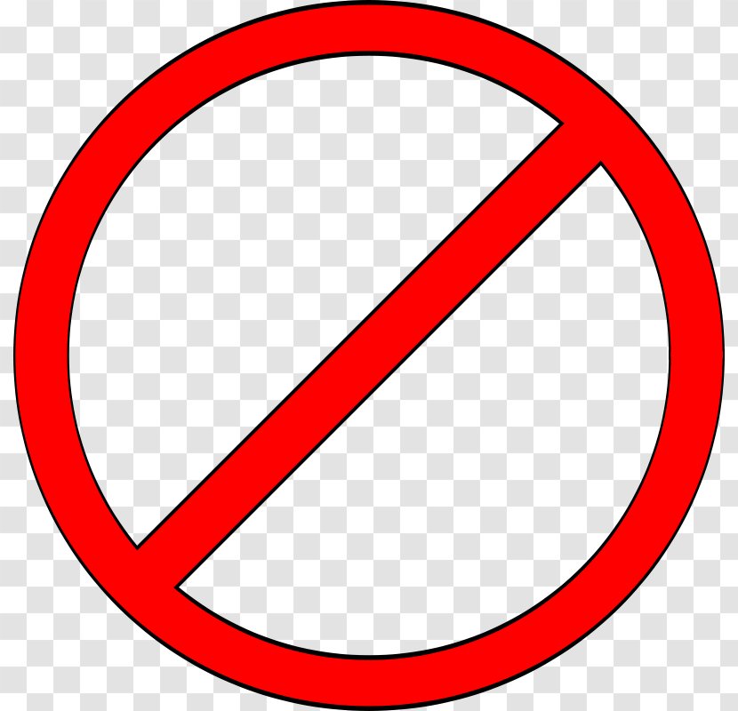 No Symbol Sign Clip Art - Database Transparent PNG