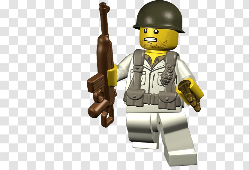 LEGO United States Second World War BrickArms Toy - Soldier Transparent PNG
