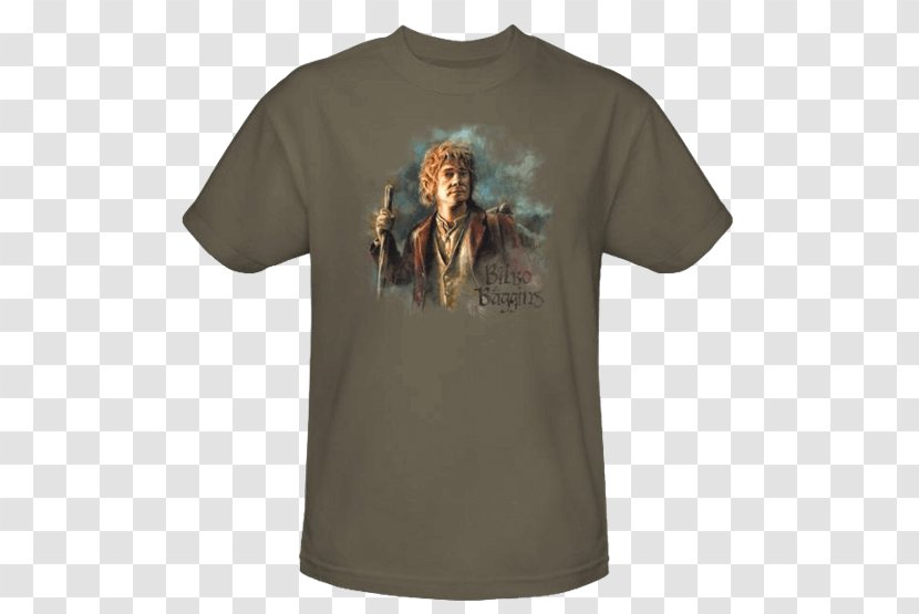 T-shirt Bilbo Baggins The Hobbit Sleeve - Clothing Transparent PNG