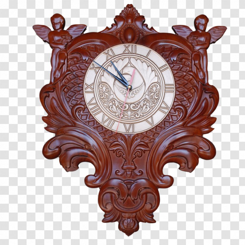 Table Clock Wood Furniture Chair - Price Transparent PNG