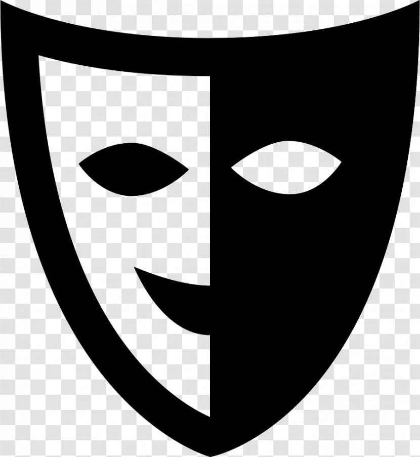 Comedy Theatre Drama - Head - Anonymous Mask Transparent PNG