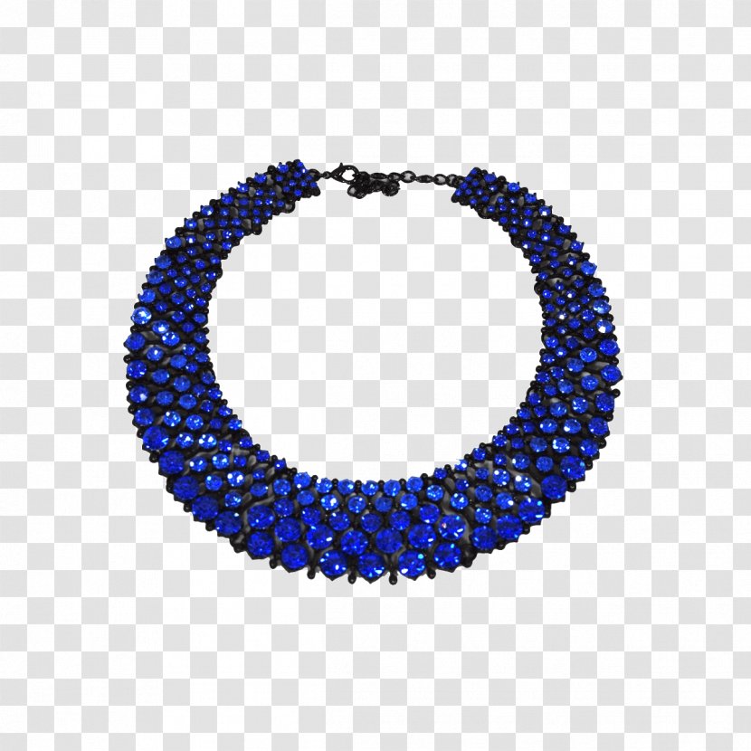 Necklace Jewellery Earring Sapphire Blue - Cobalt - NECKLACE Transparent PNG