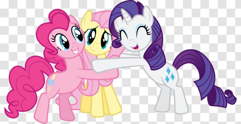 Pony Rarity Fluttershy Pinkie Pie Rainbow Dash - Flower - Horse Transparent PNG