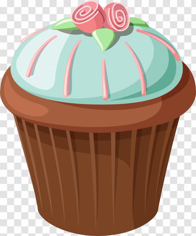 Cupcake Bakery Cartoon Drawing - Cake - Green Transparent PNG