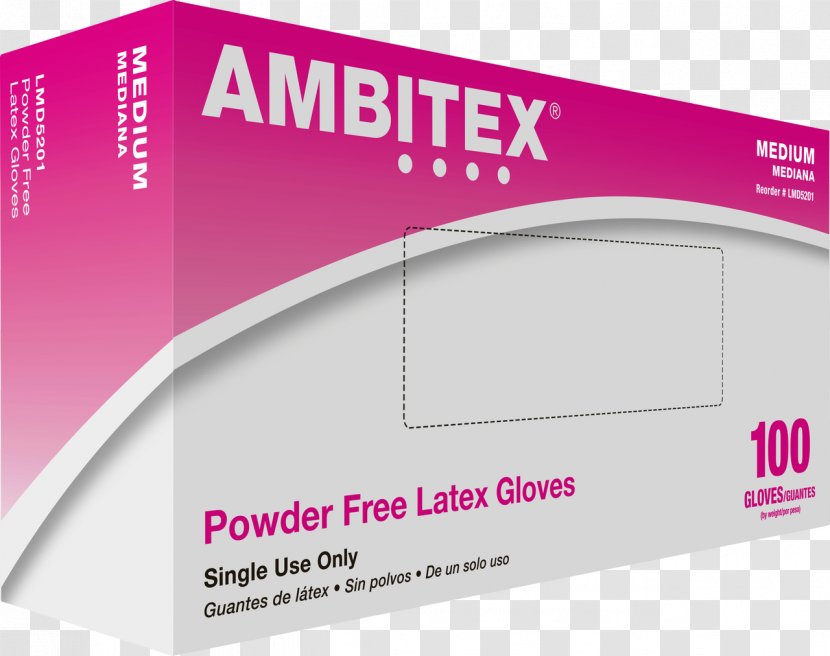 Medical Glove Latex Rubber Nitrile - Magenta - Brand Transparent PNG