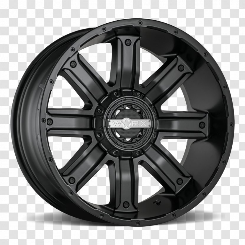 Custom Wheel Rim Car Tire - Vehicle - Black Silk Transparent PNG