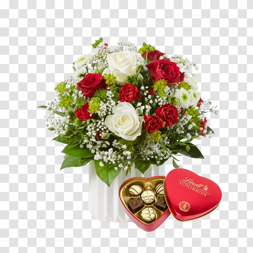 Flower Bouquet Gift Birthday Wedding Anniversary - Garden Roses Transparent PNG