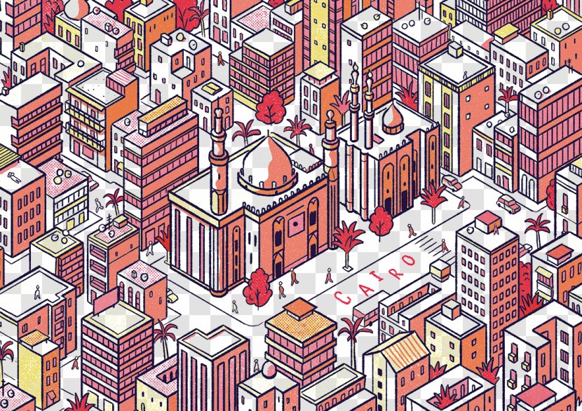 Folio Illustration Agency Digital Illustrator Drawing - Urban Design - City Building Pattern Transparent PNG
