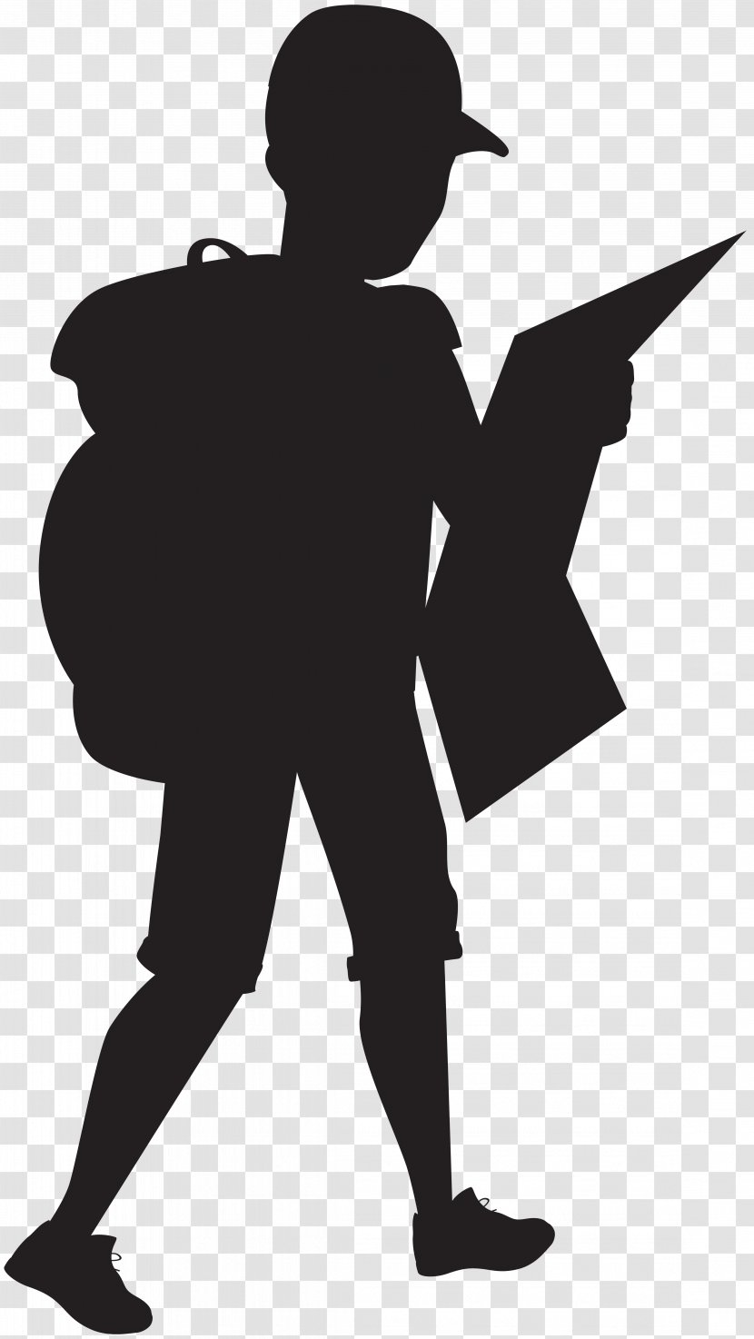 Silhouette Backpack Clip Art - Joint - Clipart Transparent PNG