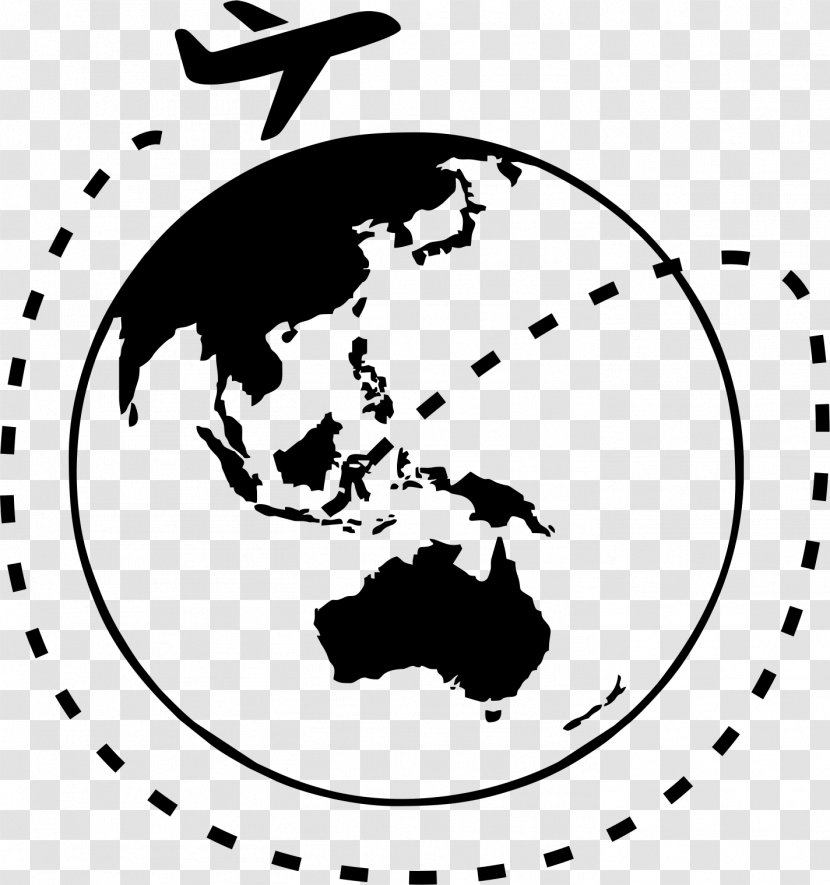 Earth Globe World Clip Art - White - Glob Transparent PNG