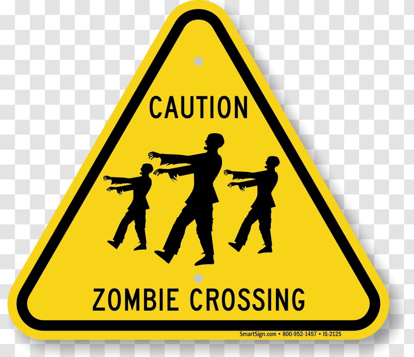 Warning Sign Traffic Pedestrian Crossing - Santa Sleigh Transparent PNG