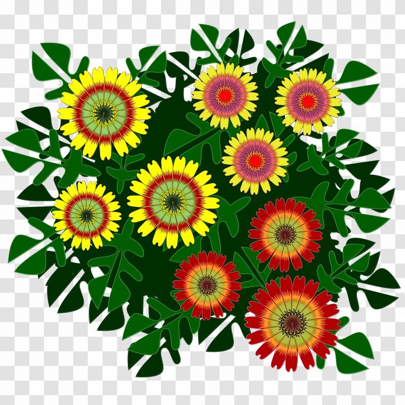 Floral Design - Gerbera - Bouquet Wildflower Transparent PNG