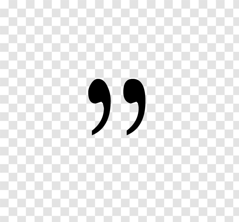 Quotation Mark Ditto Punctuation Idem Symbol - Writing System Transparent PNG