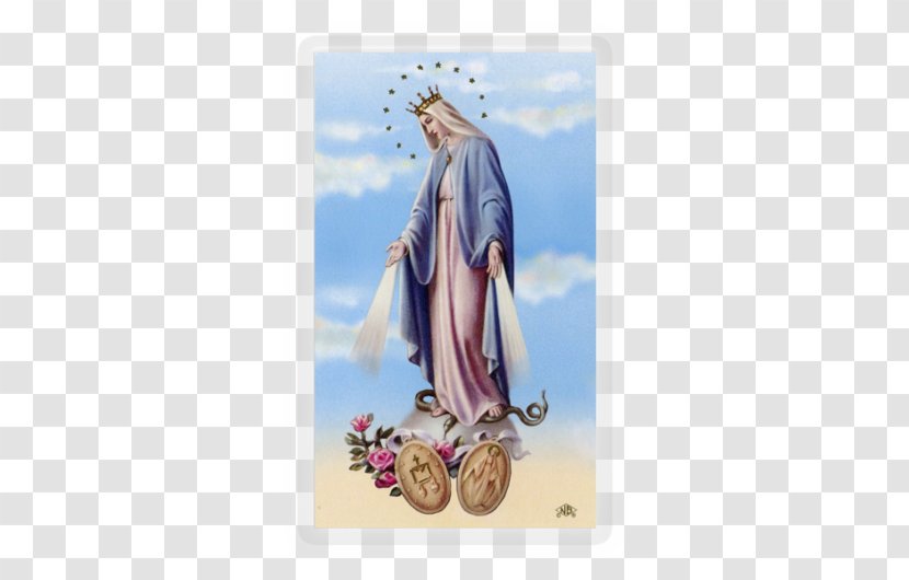 Our Lady Of Fátima Miraculous Medal Holy Card Grace In Christianity - Guadalupe Transparent PNG